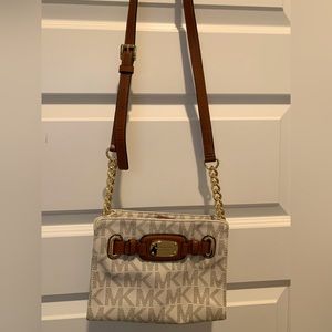 Michael Kors leather cross over bag